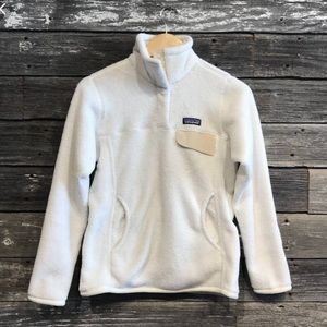 Patagonia Retool Snap T Pullover White